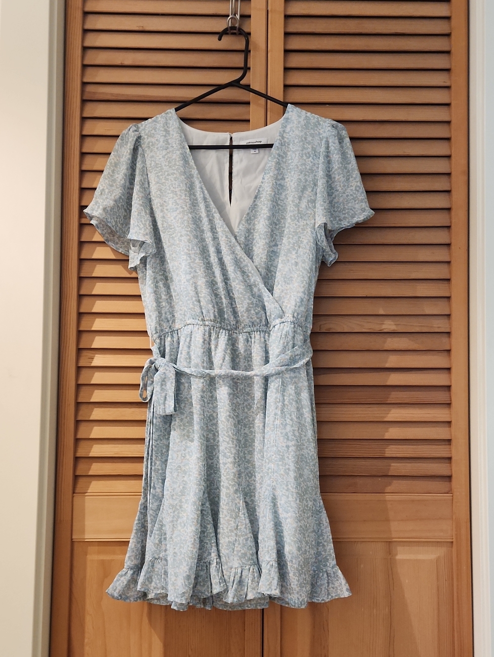 Mittoshop Dress Medium Green Blue Floral